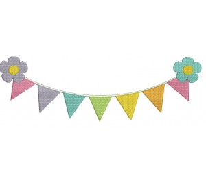 Stickdatei - Happy Spring Schriftzug